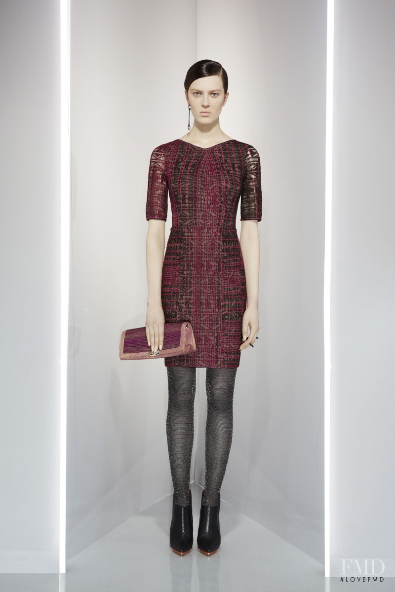 Giedre Kiaulenaite featured in  the Missoni fashion show for Pre-Fall 2013