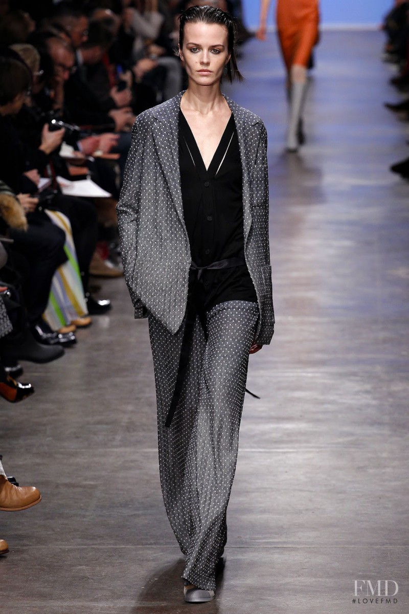 Marta Dyks featured in  the Missoni Ready to slip into the day fashion show for Autumn/Winter 2013