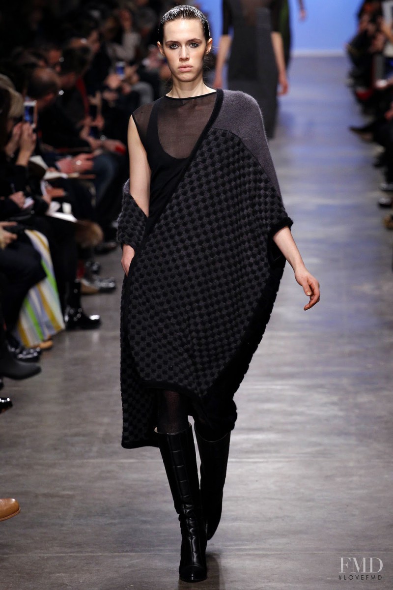 Georgia Hilmer featured in  the Missoni Ready to slip into the day fashion show for Autumn/Winter 2013