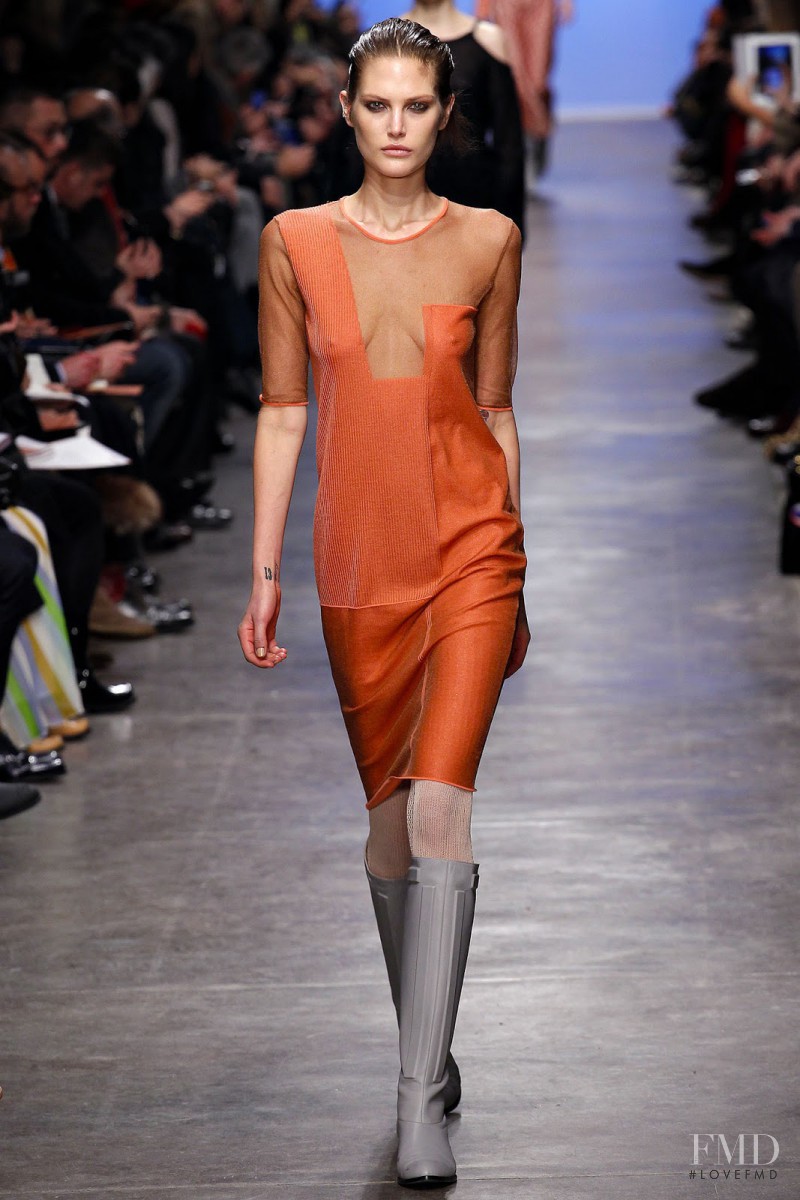Catherine McNeil featured in  the Missoni Ready to slip into the day fashion show for Autumn/Winter 2013