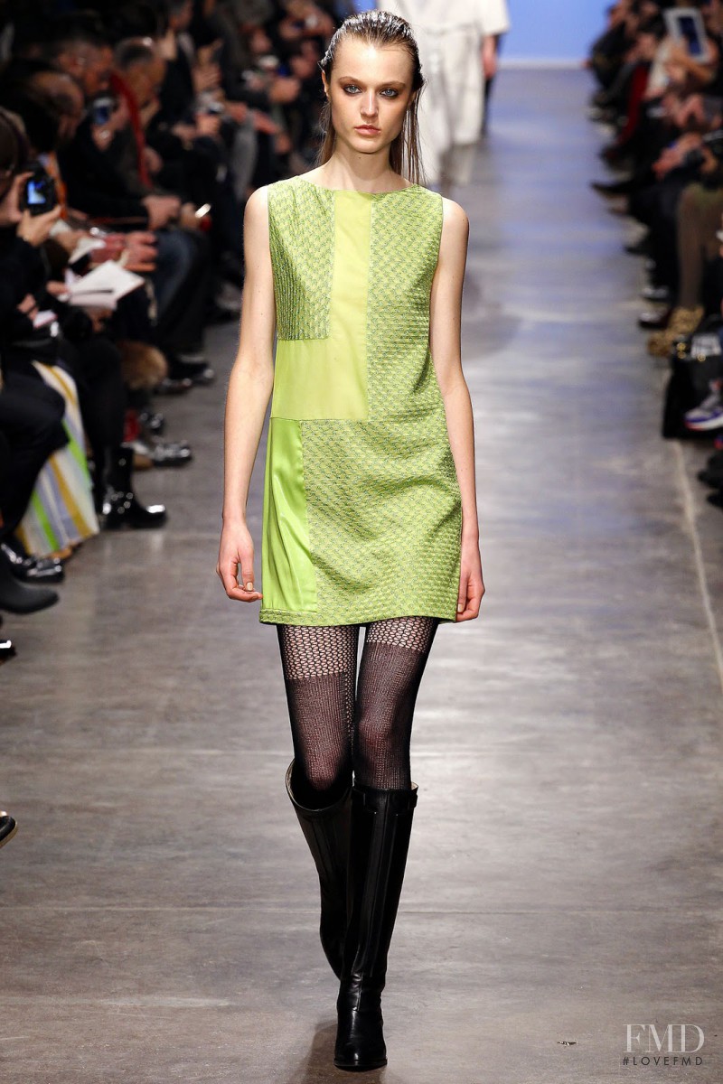 Lieve Dannau featured in  the Missoni Ready to slip into the day fashion show for Autumn/Winter 2013