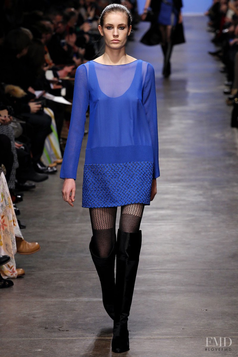 Nadja Bender featured in  the Missoni Ready to slip into the day fashion show for Autumn/Winter 2013