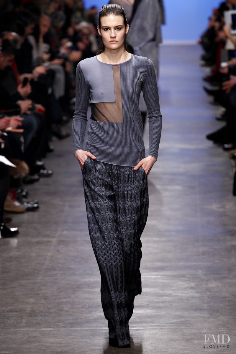 Maria Bradley featured in  the Missoni Ready to slip into the day fashion show for Autumn/Winter 2013