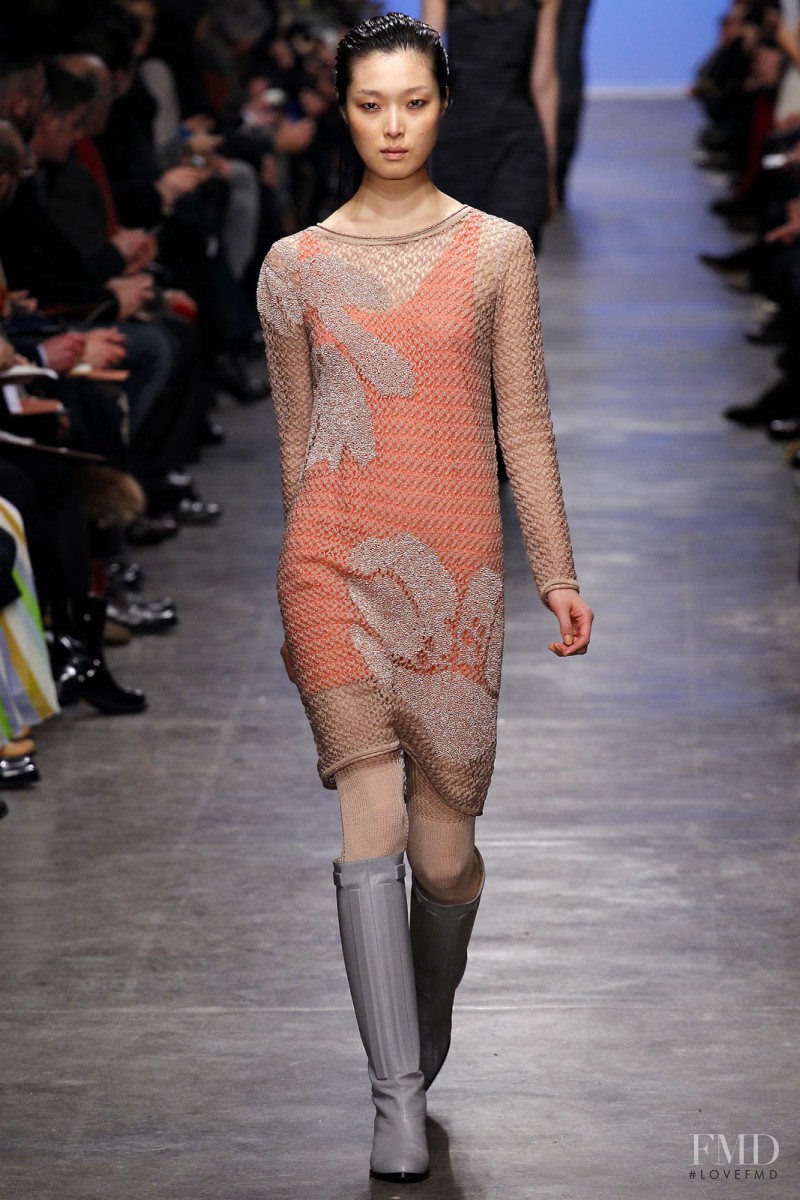 Sung Hee Kim featured in  the Missoni Ready to slip into the day fashion show for Autumn/Winter 2013