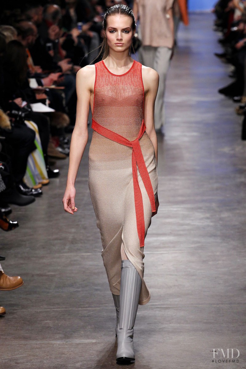 Agne Konciute featured in  the Missoni Ready to slip into the day fashion show for Autumn/Winter 2013