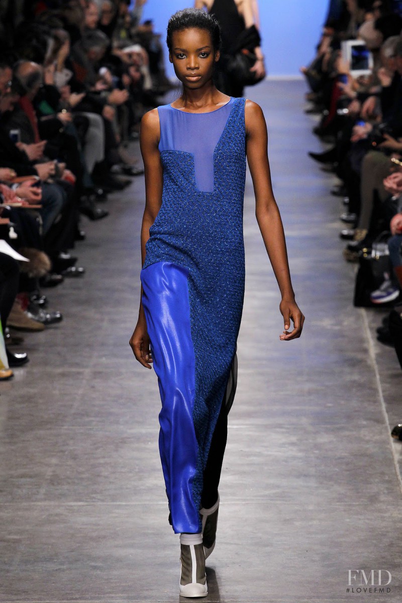 Maria Borges featured in  the Missoni Ready to slip into the day fashion show for Autumn/Winter 2013