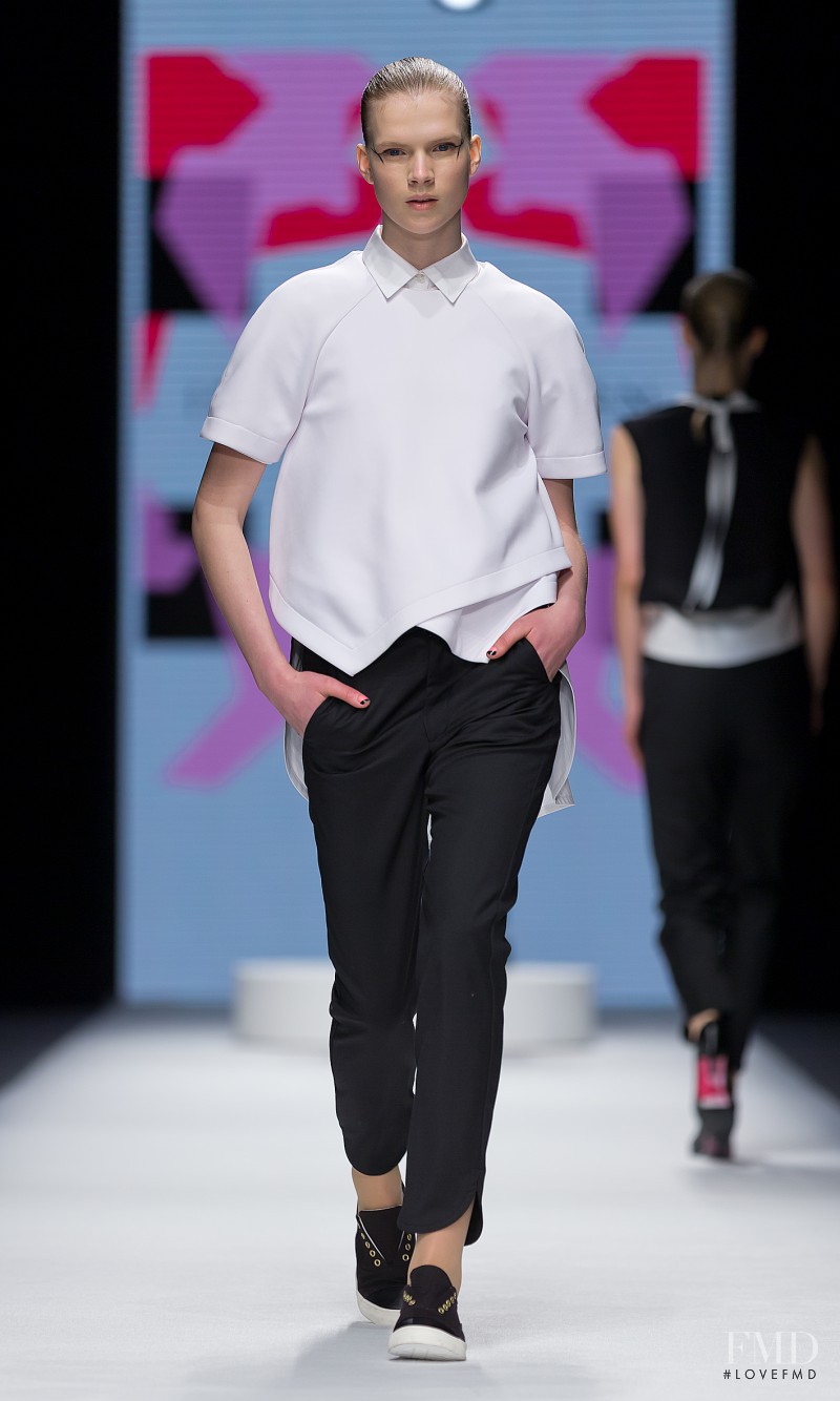 Sara Eirud featured in  the Ida Klamborn fashion show for Autumn/Winter 2013