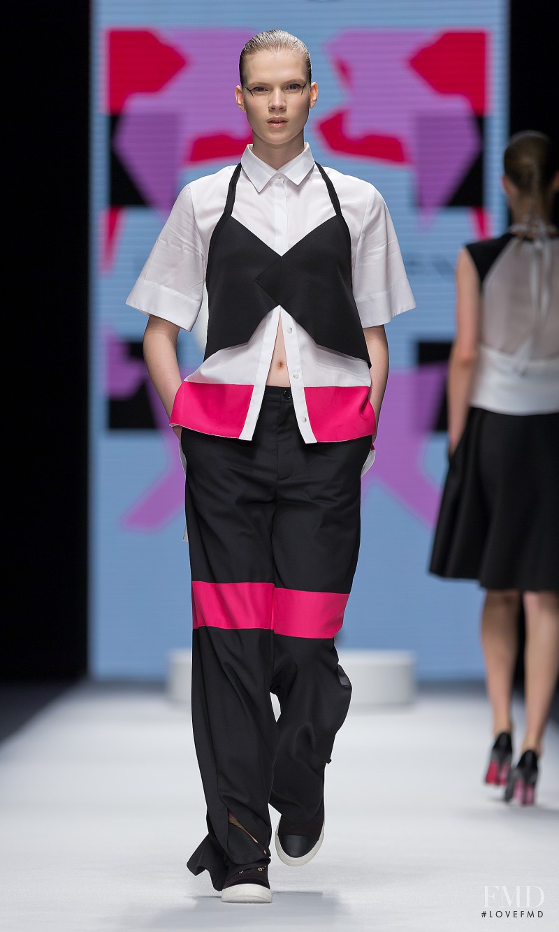 Sara Eirud featured in  the Ida Klamborn fashion show for Autumn/Winter 2013
