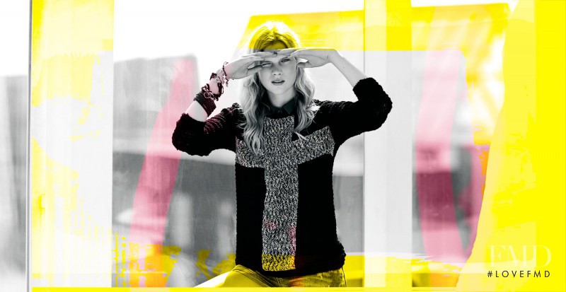 Sara Eirud featured in  the Bershka BSK - Arty Babe advertisement for Winter 2013