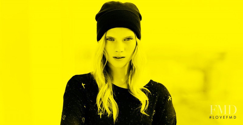 Sara Eirud featured in  the Bershka BSK - Arty Babe advertisement for Winter 2013