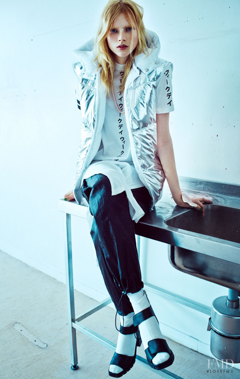 Sara Eirud featured in  the Weekday advertisement for Autumn/Winter 2013