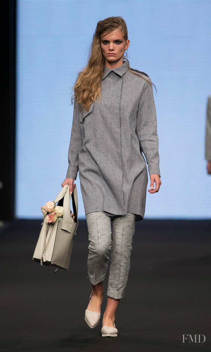 Emily Astrup featured in  the Carin Wester fashion show for Spring/Summer 2014
