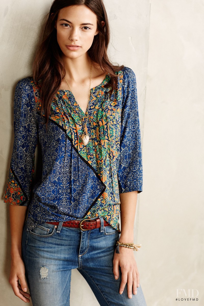 Anja Leuenberger featured in  the Anthropologie lookbook for Spring 2015