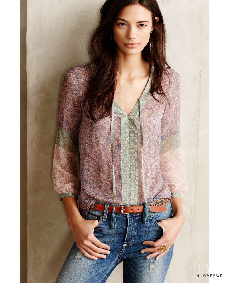 Anja Leuenberger featured in  the Anthropologie lookbook for Spring 2015