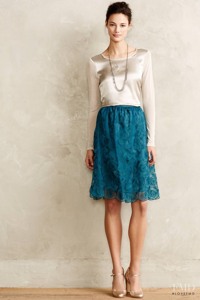 Anja Leuenberger featured in  the Anthropologie lookbook for Spring 2015