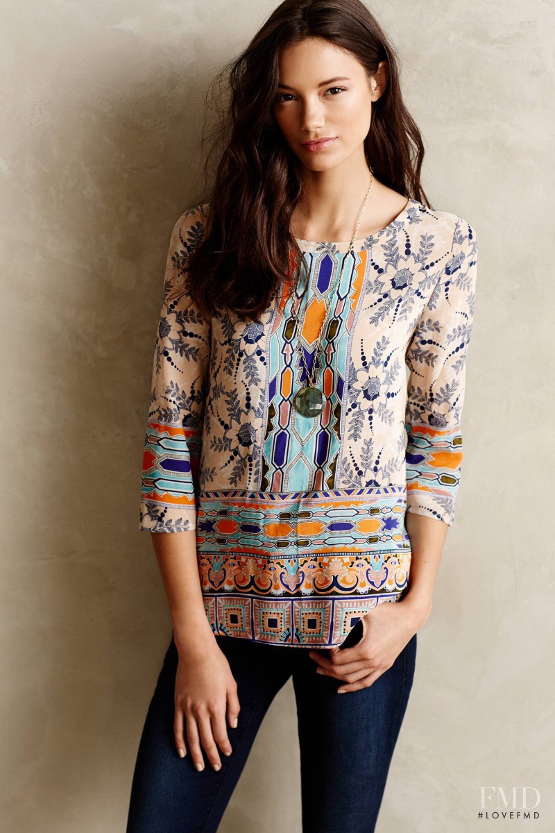 Anja Leuenberger featured in  the Anthropologie lookbook for Spring 2015