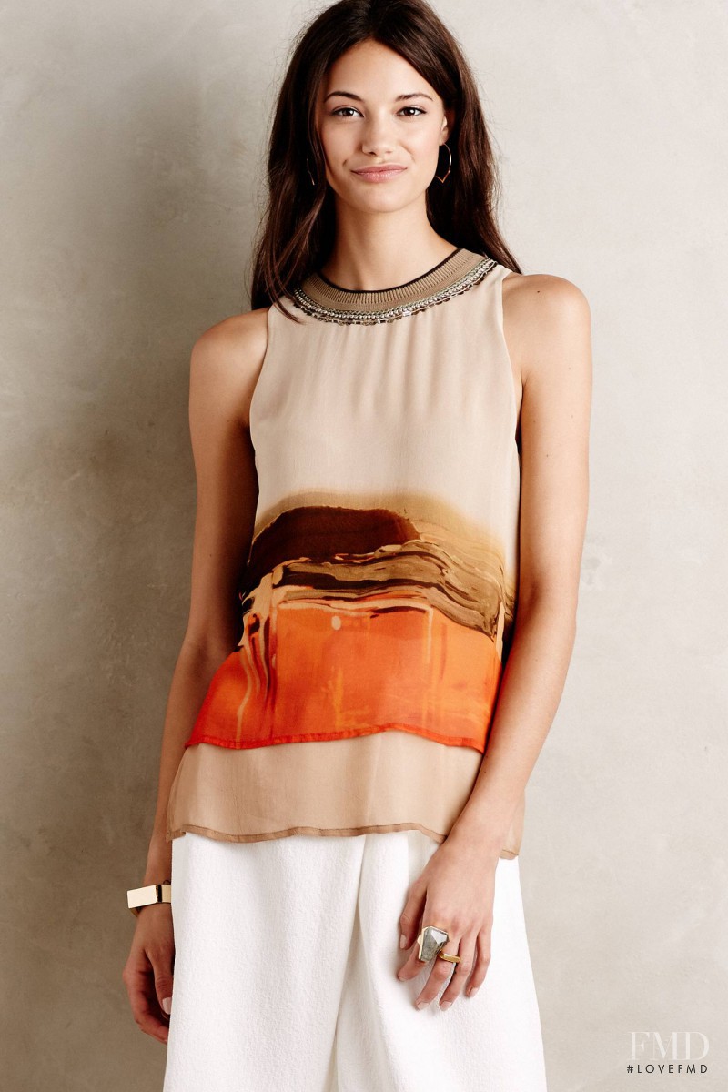 Anja Leuenberger featured in  the Anthropologie lookbook for Spring 2015