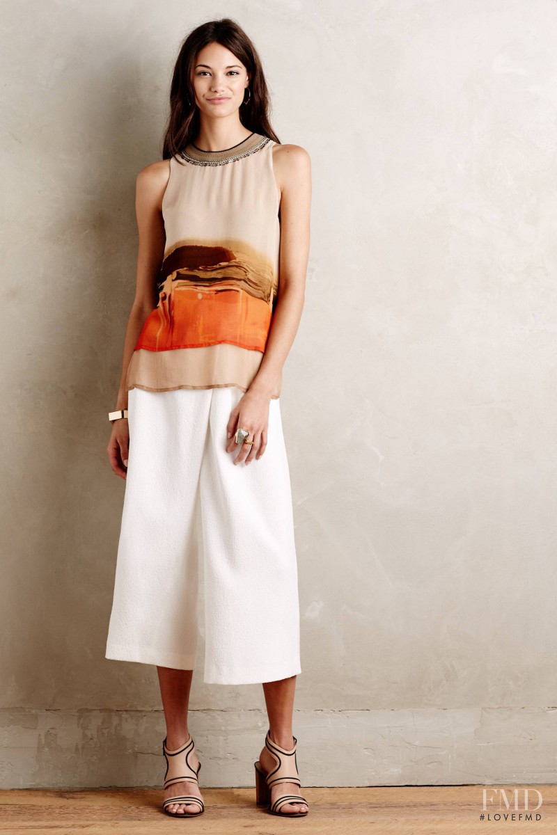 Anja Leuenberger featured in  the Anthropologie lookbook for Spring 2015