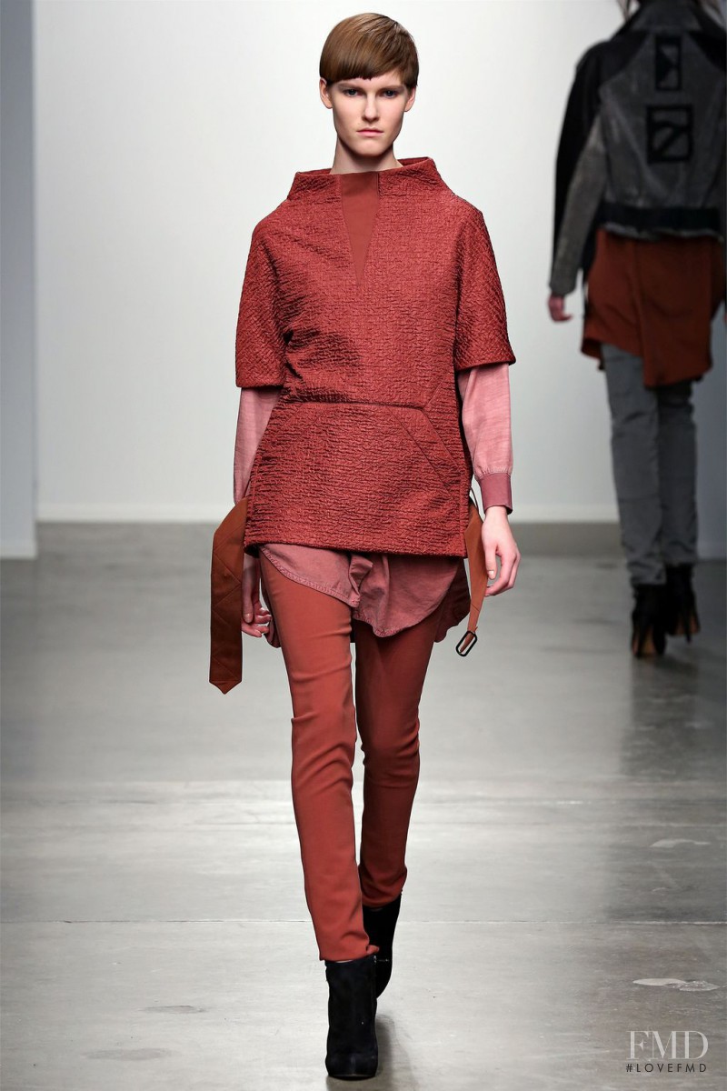 Erin Macdonald featured in  the Jeremy Laing fashion show for Autumn/Winter 2013