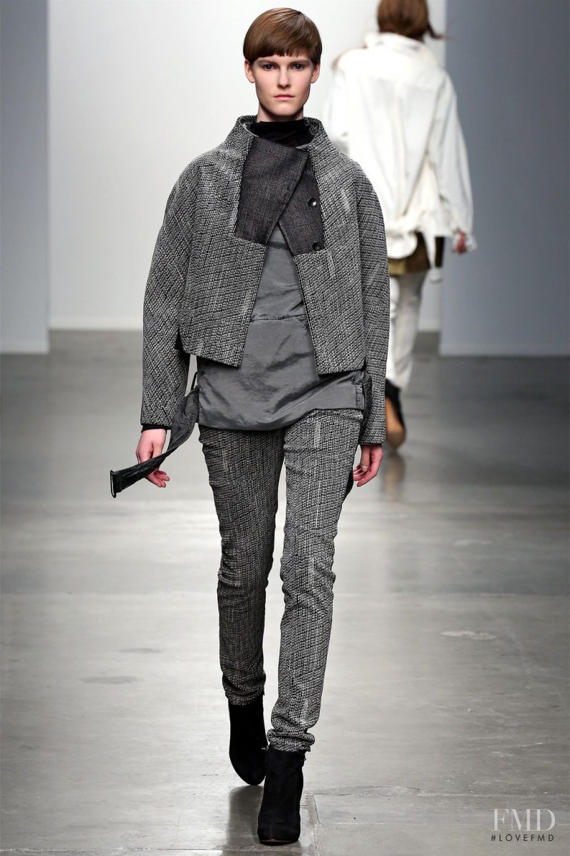 Erin Macdonald featured in  the Jeremy Laing fashion show for Autumn/Winter 2013