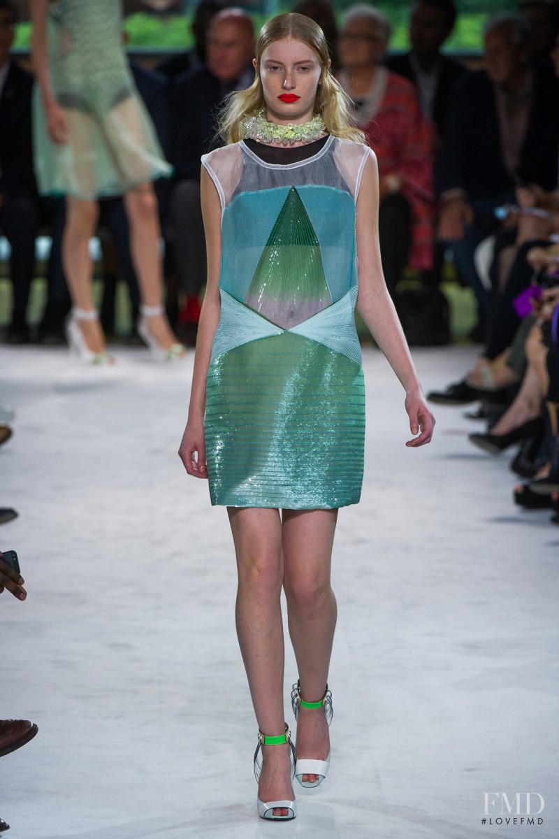 Stephanie Hall featured in  the Missoni fashion show for Spring/Summer 2013