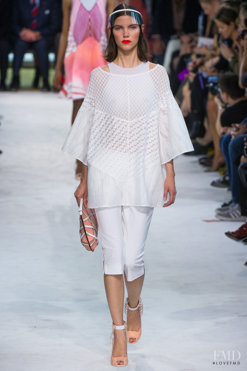 Agnes Nabuurs featured in  the Missoni fashion show for Spring/Summer 2013