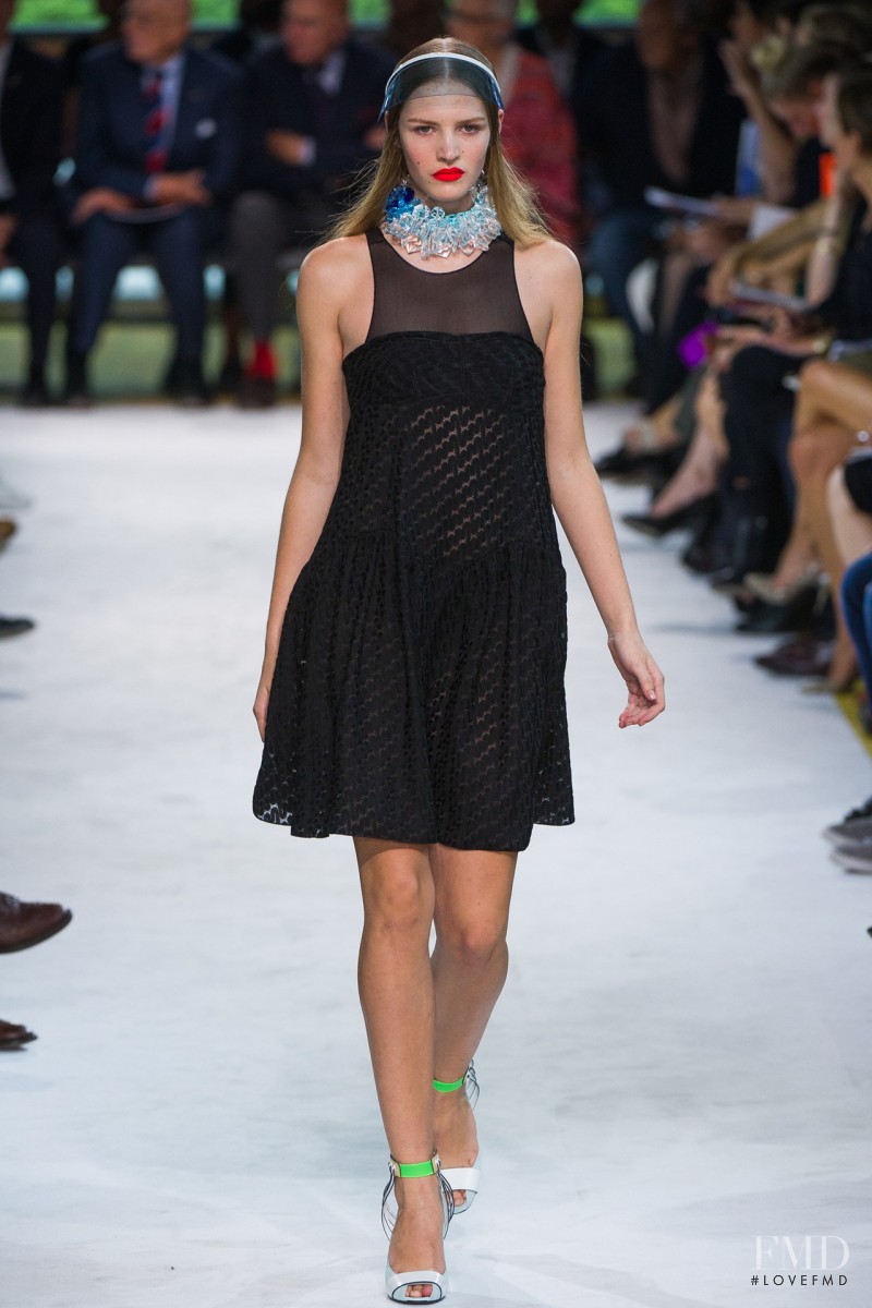 Asia Piwka featured in  the Missoni fashion show for Spring/Summer 2013