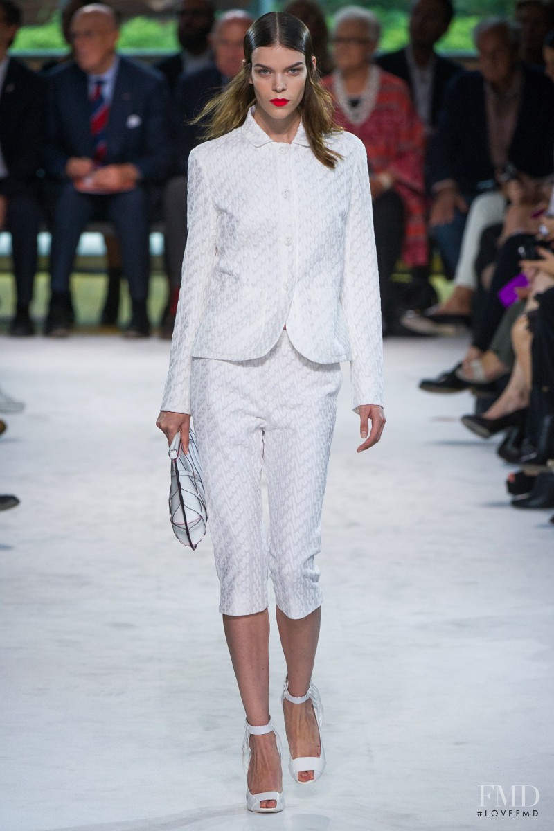 Meghan Collison featured in  the Missoni fashion show for Spring/Summer 2013