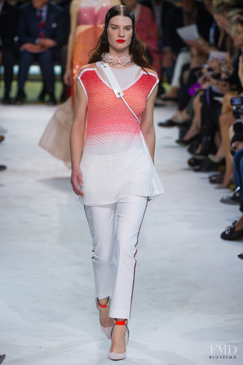 Querelle Jansen featured in  the Missoni fashion show for Spring/Summer 2013