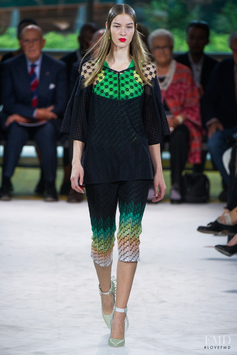 Elena Bartels featured in  the Missoni fashion show for Spring/Summer 2013