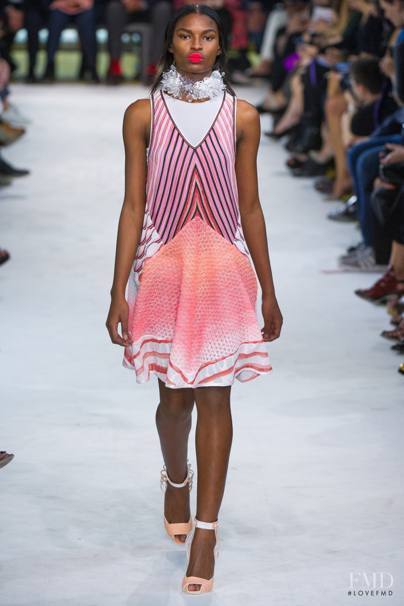 Tsheca White featured in  the Missoni fashion show for Spring/Summer 2013