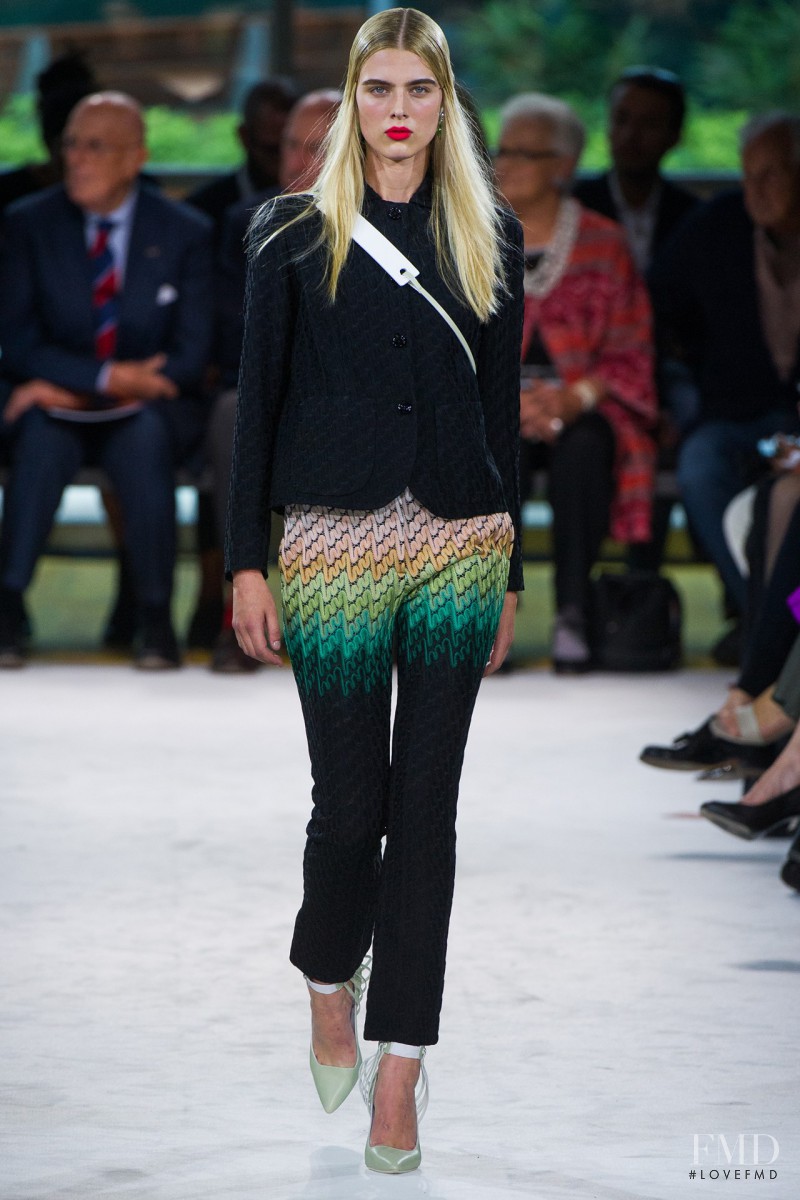 Tamara Slijkhuis Weijenberg featured in  the Missoni fashion show for Spring/Summer 2013
