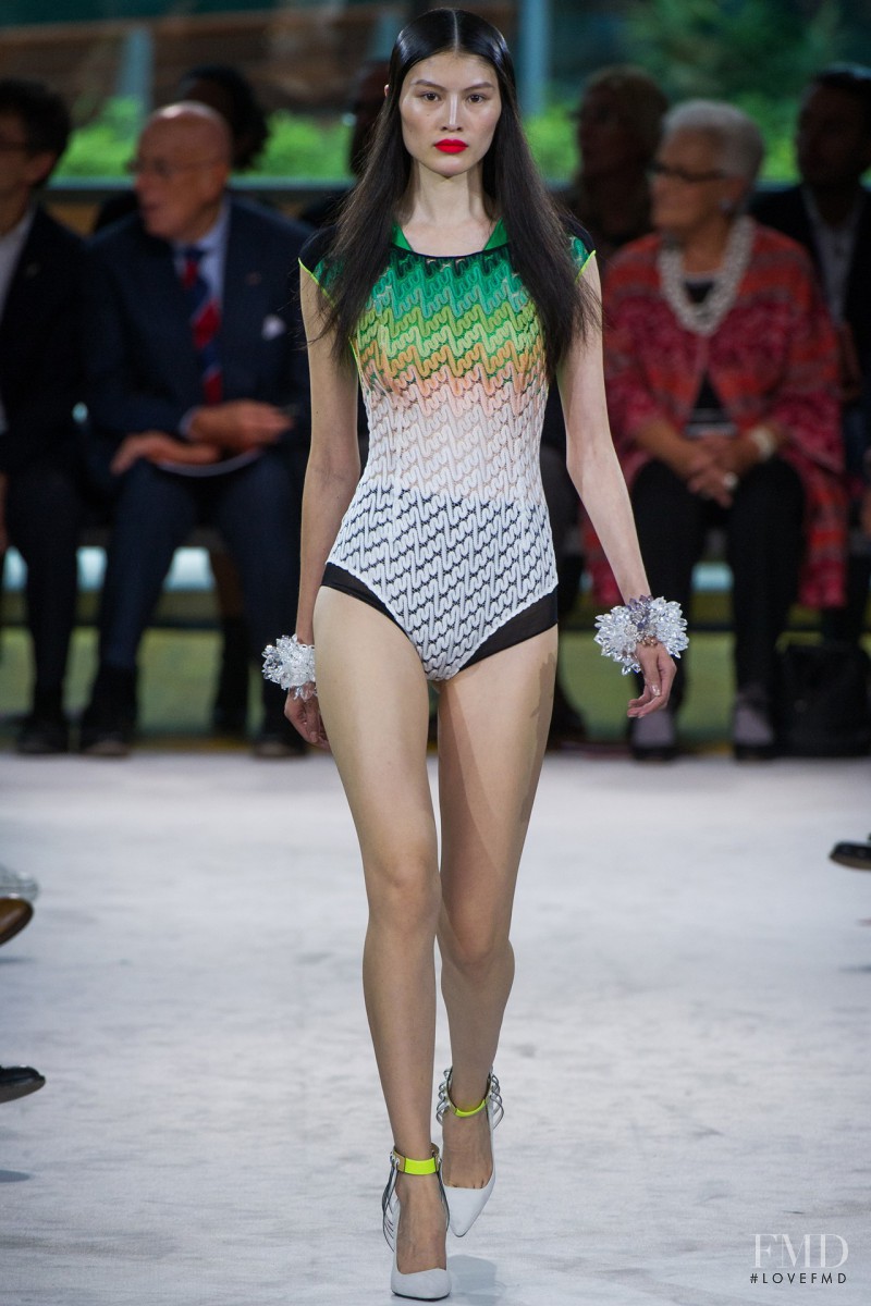 Sui He featured in  the Missoni fashion show for Spring/Summer 2013