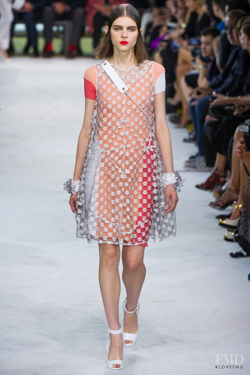 Kel Markey featured in  the Missoni fashion show for Spring/Summer 2013