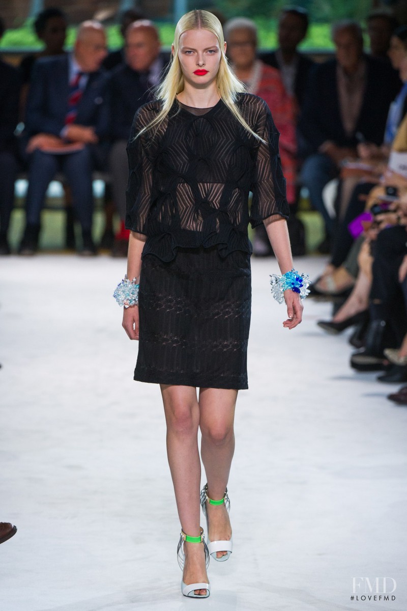 Elza Luijendijk Matiz featured in  the Missoni fashion show for Spring/Summer 2013