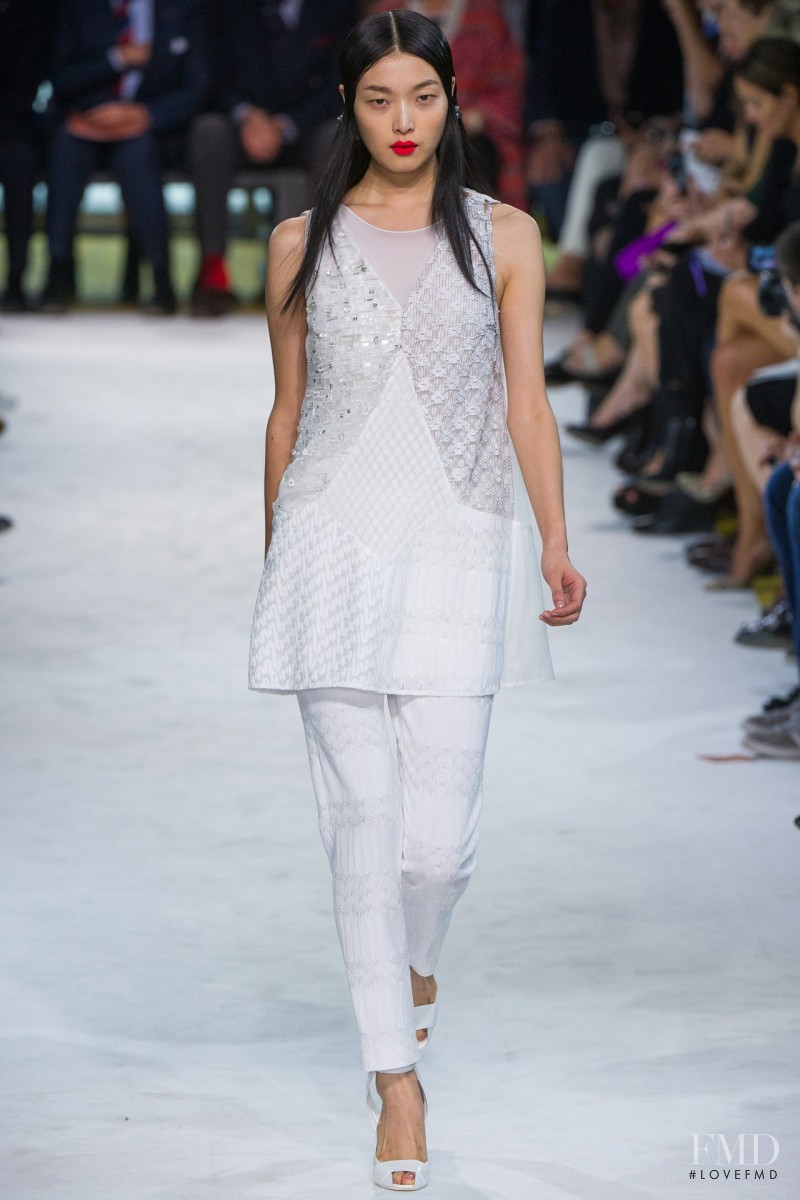Sung Hee Kim featured in  the Missoni fashion show for Spring/Summer 2013