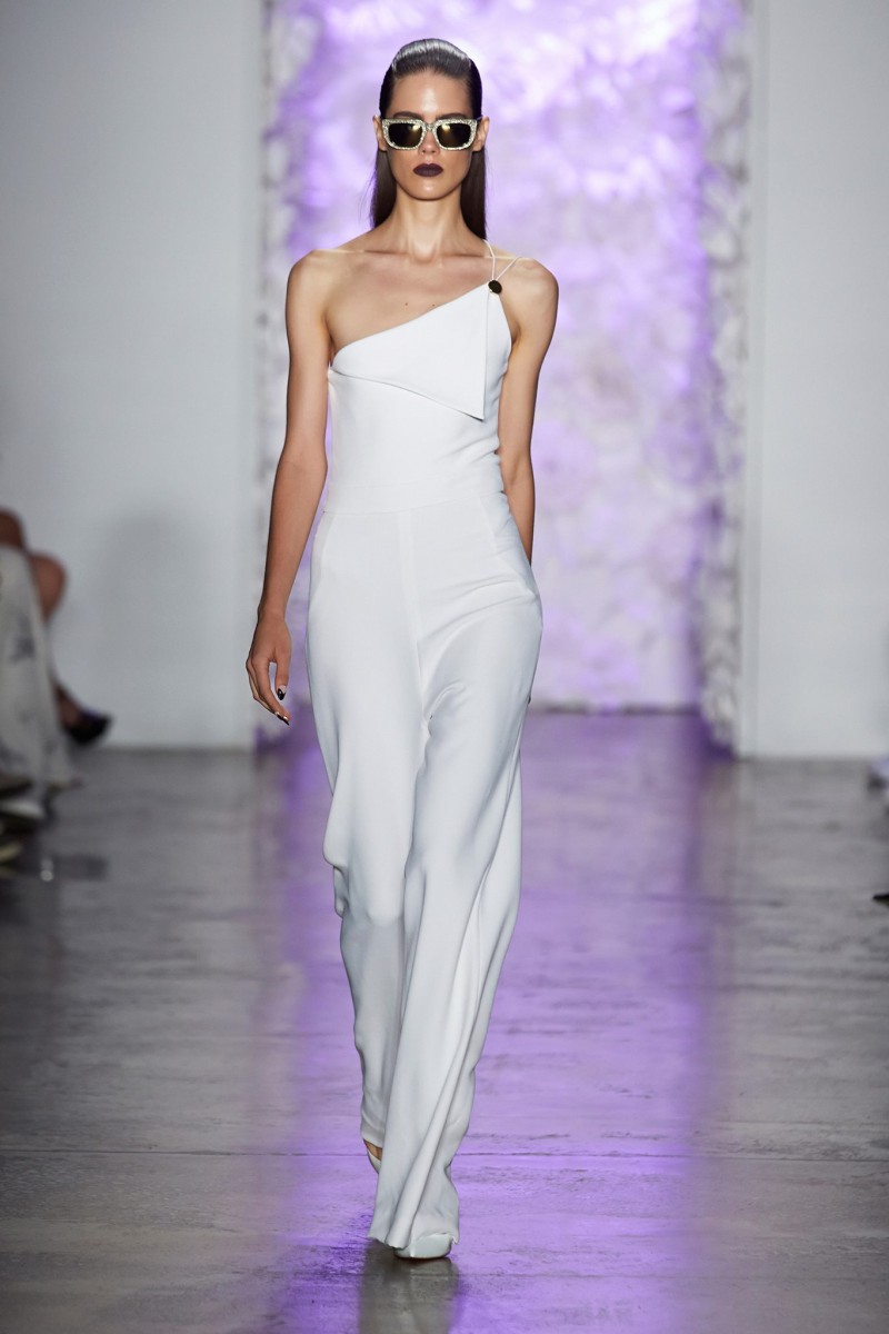 Taja Feistner featured in  the Cushnie Et Ochs fashion show for Spring/Summer 2016