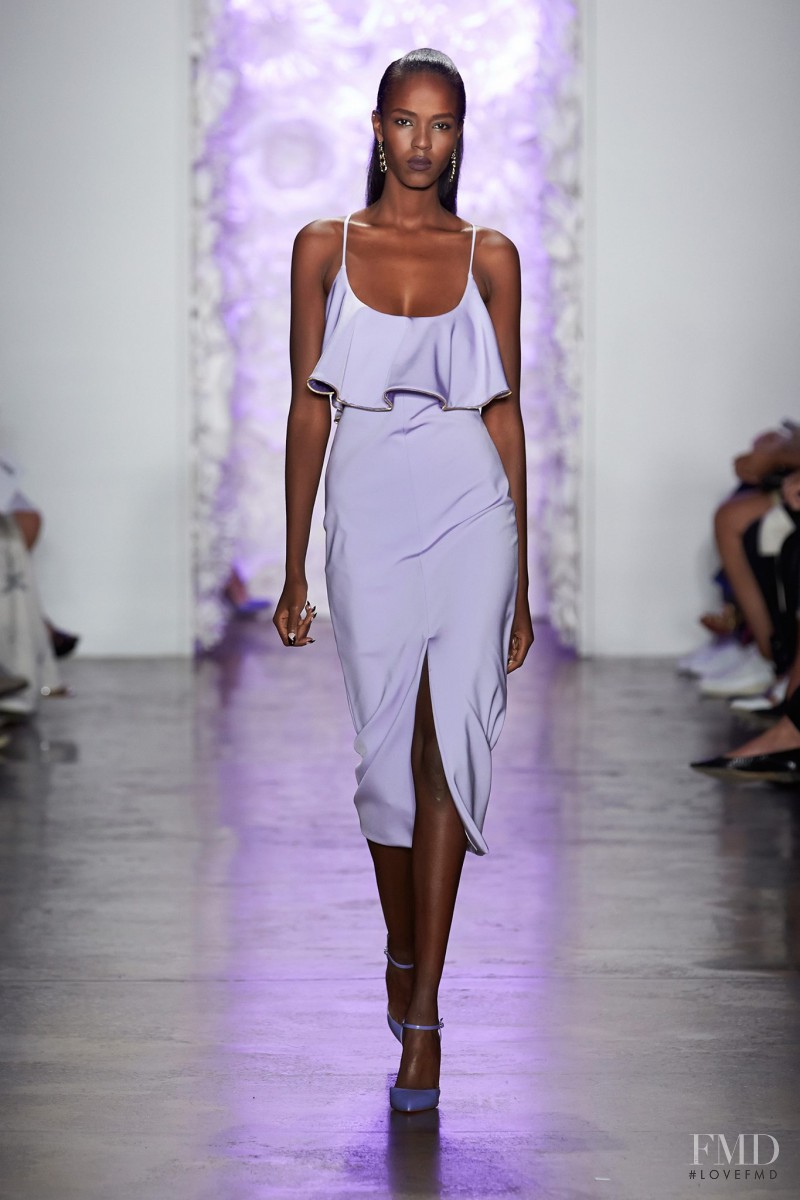 Leila Ndabirabe featured in  the Cushnie Et Ochs fashion show for Spring/Summer 2016