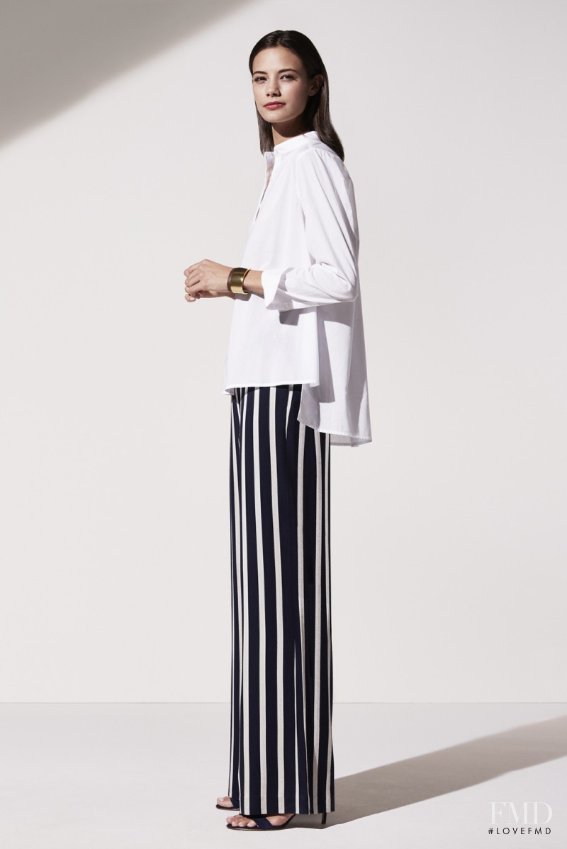 Anja Leuenberger featured in  the Ann Taylor lookbook for Spring/Summer 2016