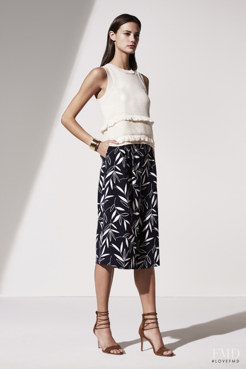 Anja Leuenberger featured in  the Ann Taylor lookbook for Spring/Summer 2016