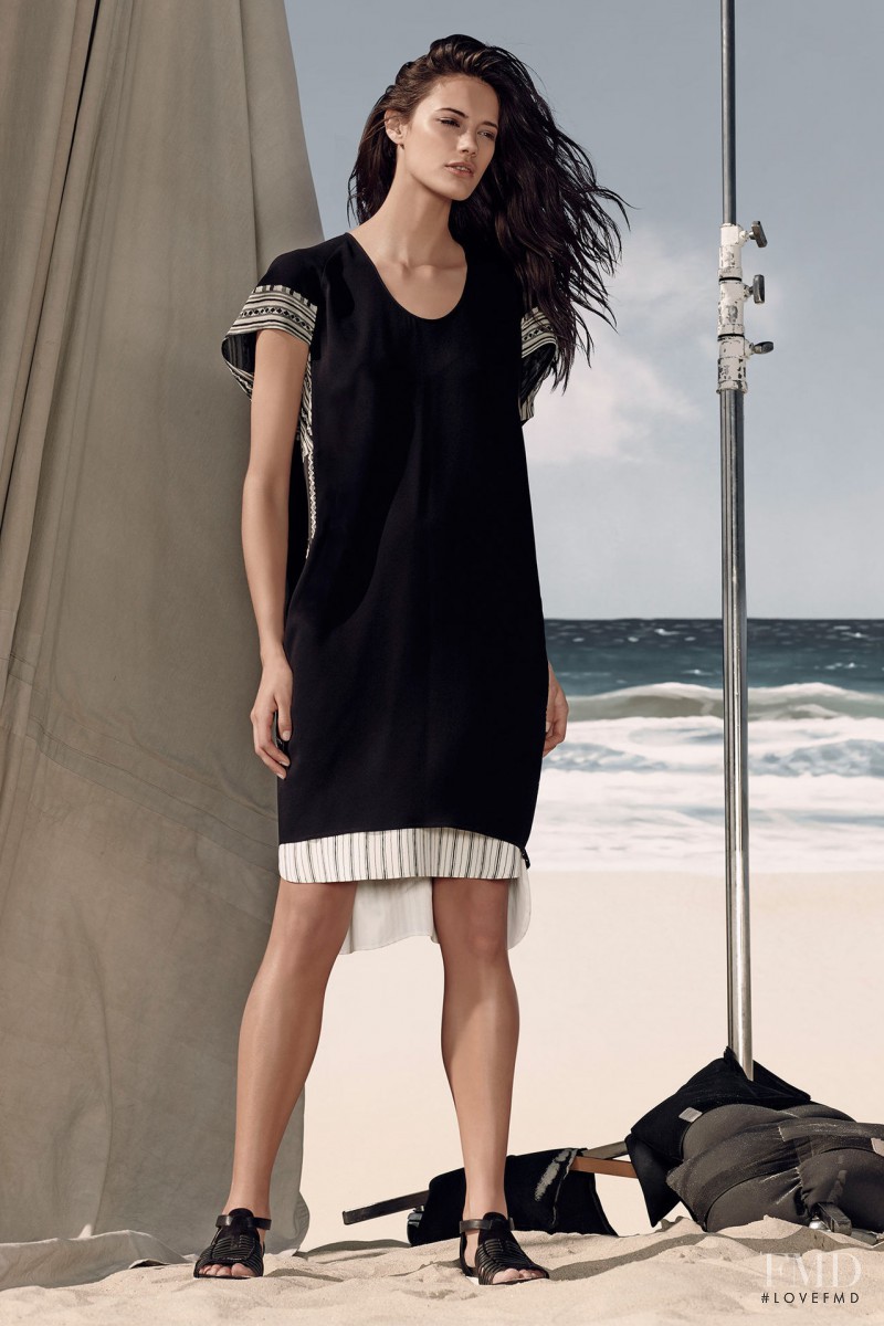 Anja Leuenberger featured in  the BCBG By Max Azria catalogue for Resort 2015