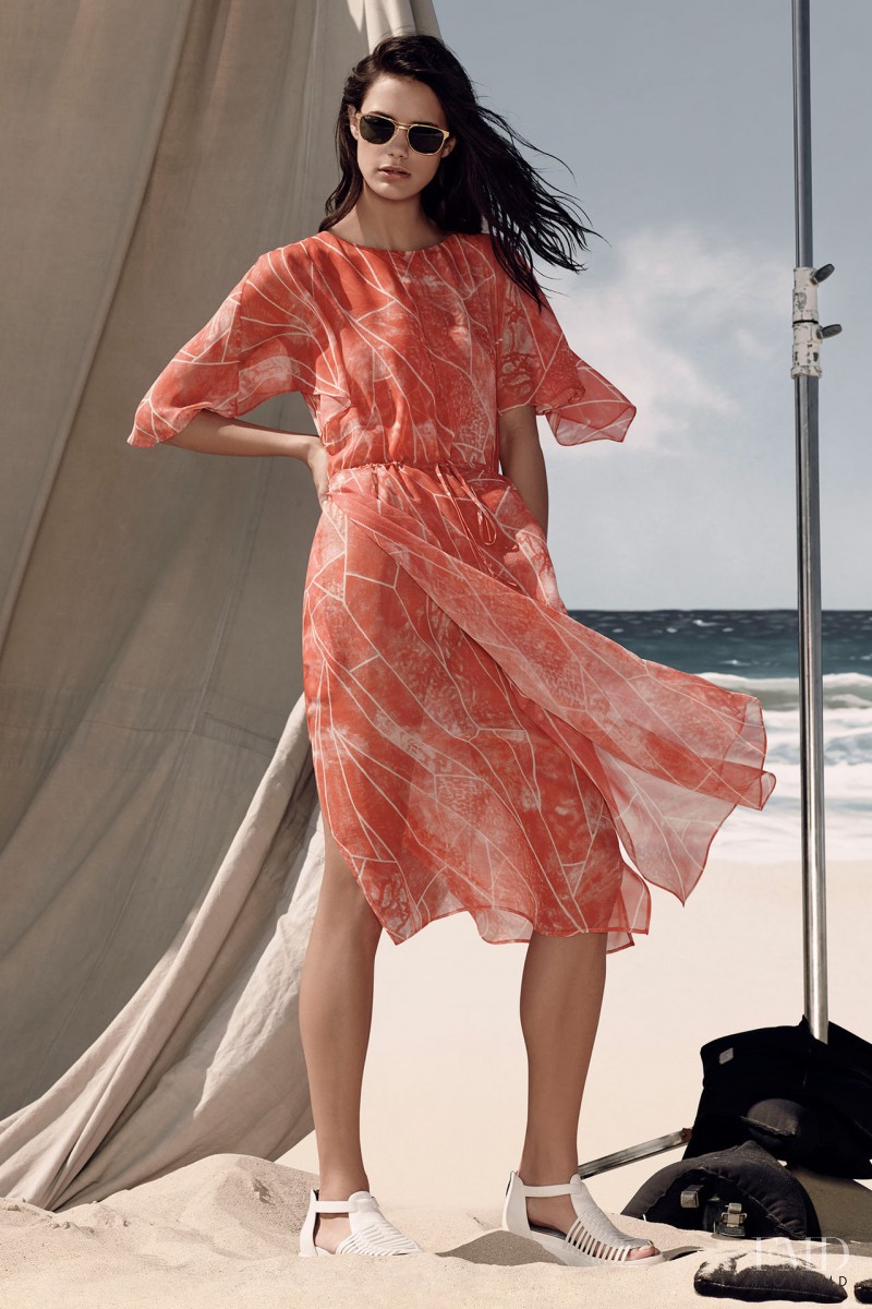 Anja Leuenberger featured in  the BCBG By Max Azria catalogue for Resort 2015