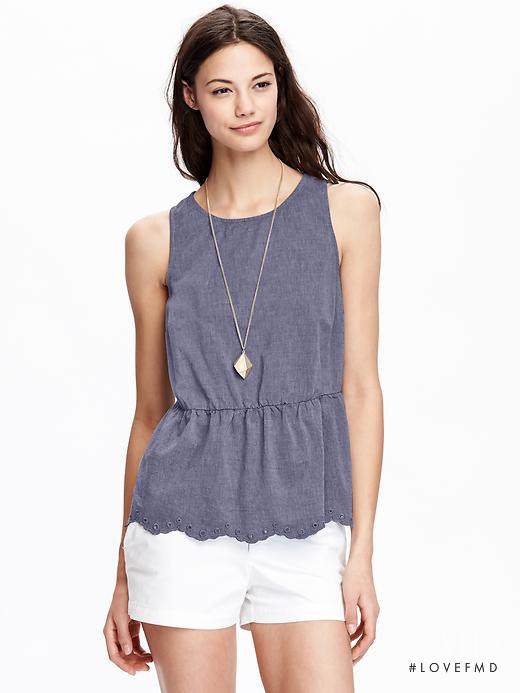 Anja Leuenberger featured in  the Old Navy catalogue for Spring/Summer 2015