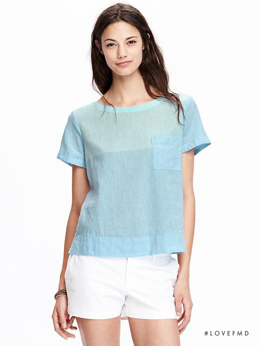 Anja Leuenberger featured in  the Old Navy catalogue for Spring/Summer 2015
