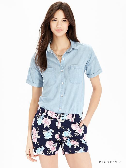 Anja Leuenberger featured in  the Old Navy catalogue for Spring/Summer 2015