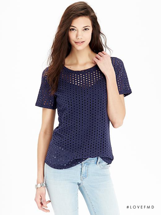 Anja Leuenberger featured in  the Old Navy catalogue for Spring/Summer 2015
