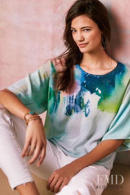 Anja Leuenberger featured in  the Anthropologie lookbook for Summer 2015