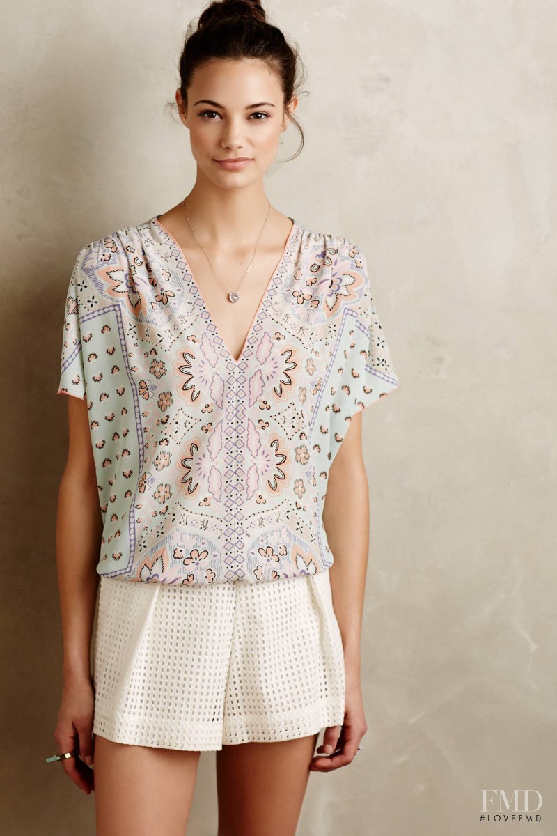 Anja Leuenberger featured in  the Anthropologie lookbook for Summer 2015