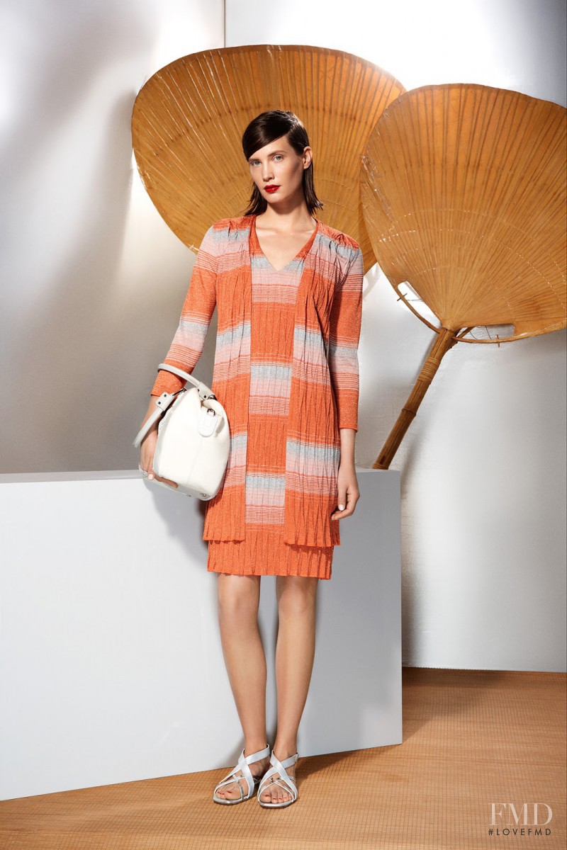 Drake Burnette featured in  the Missoni fashion show for Resort 2014