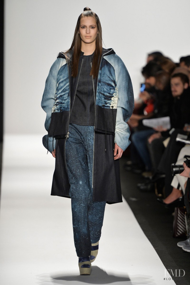 Jeanne Cadieu featured in  the Academy of Arts University fashion show for Autumn/Winter 2015